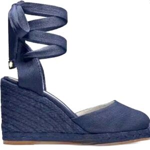 Stuart Weitzman Maguerta Espadrille Wedge Color: Nice Blue Size:  6.5